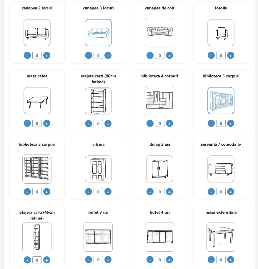 Estimare pret mutare